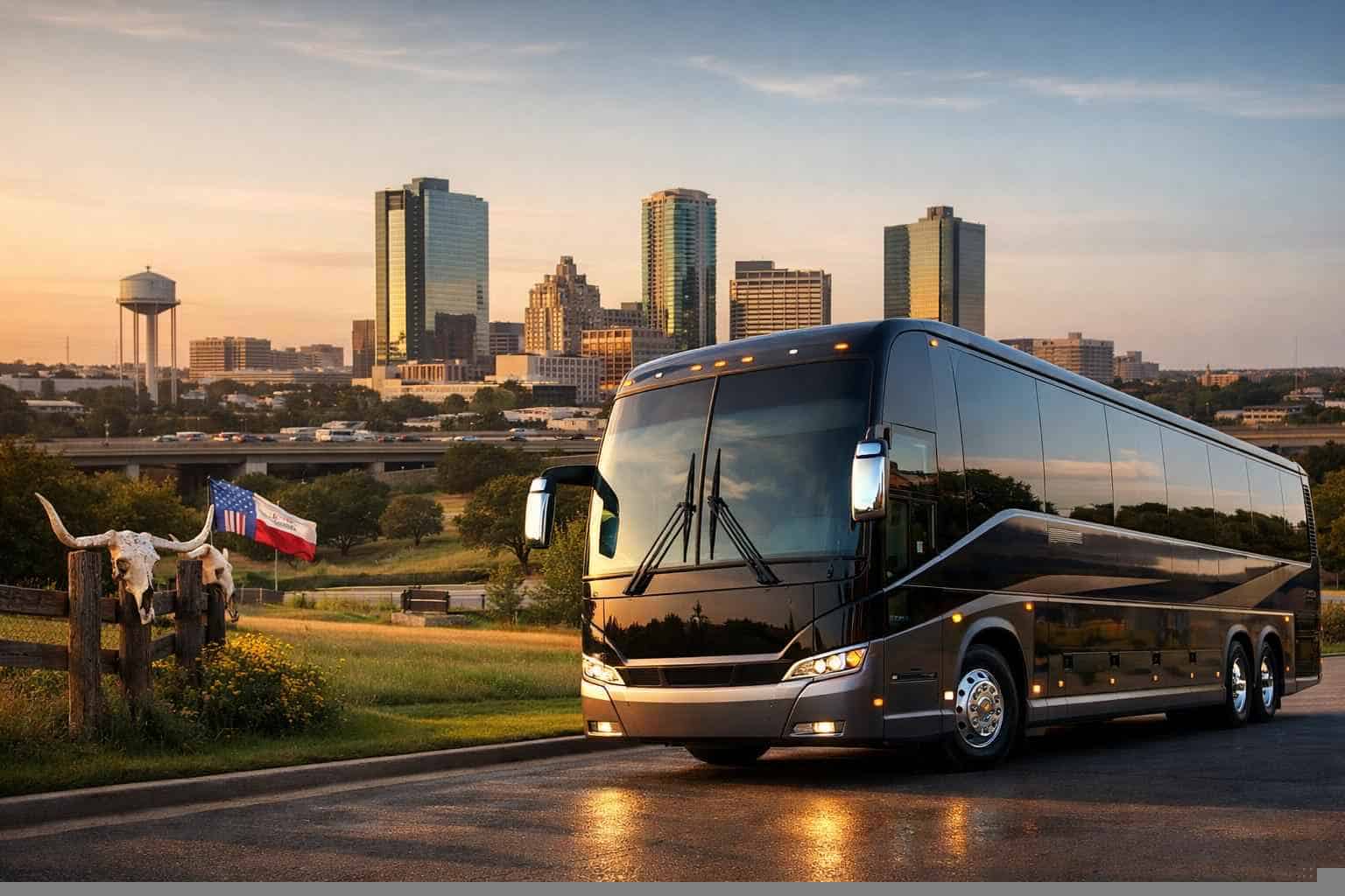 Bus Rental Near Me in Haltom City Texas