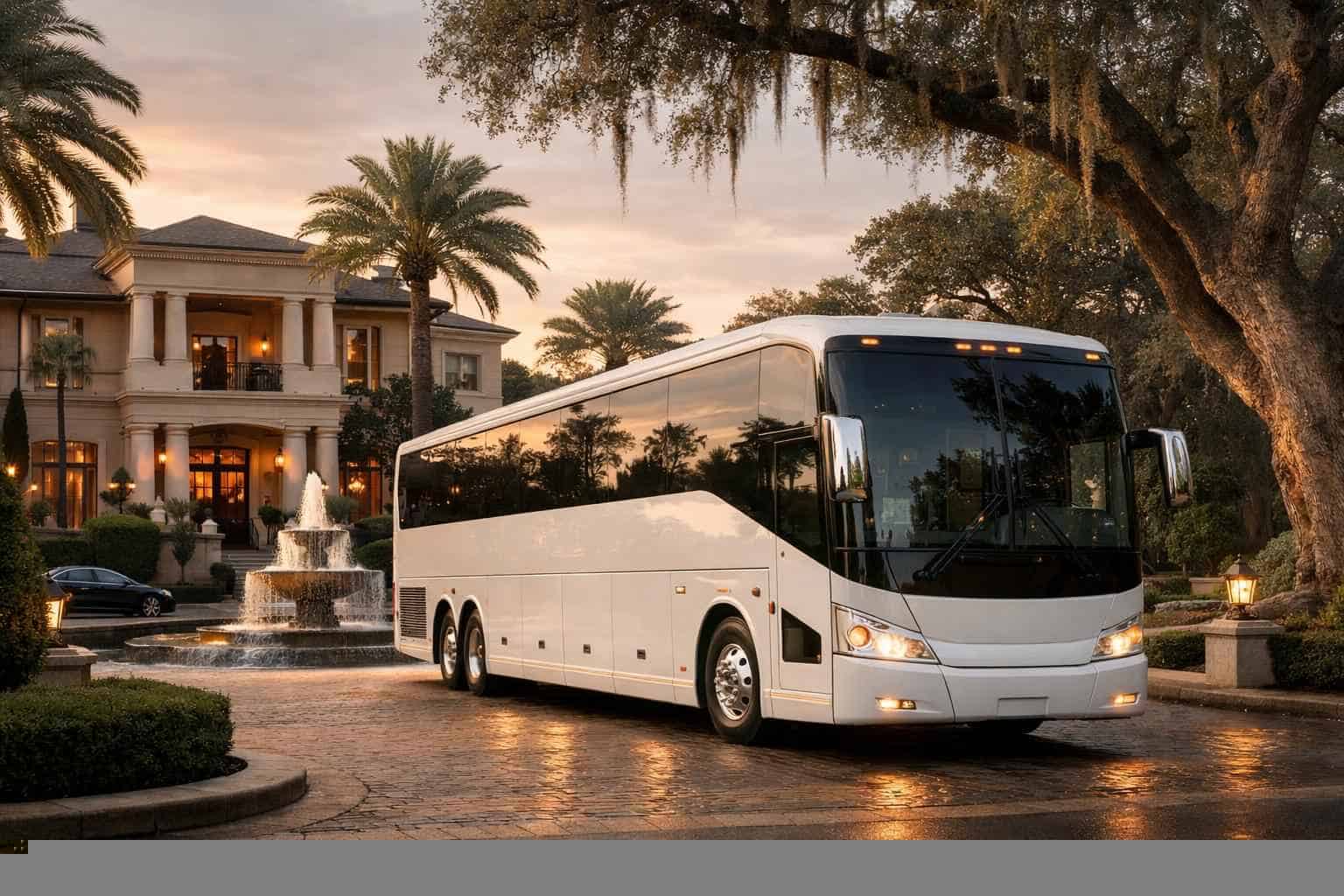 Bus Rental Near Me in River Oaks Texas