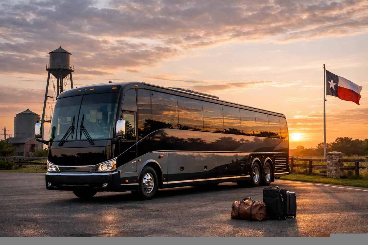 Bus Rental Near Me in Saginaw Texas