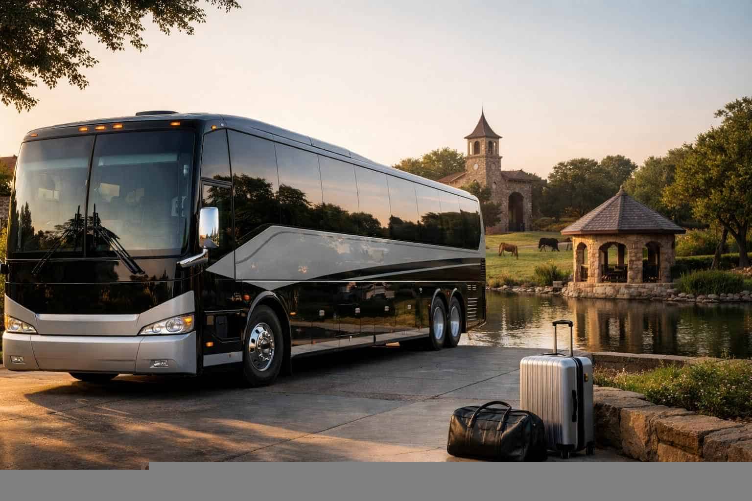 Charter Bus Rental Near Me in Colleyville Texas