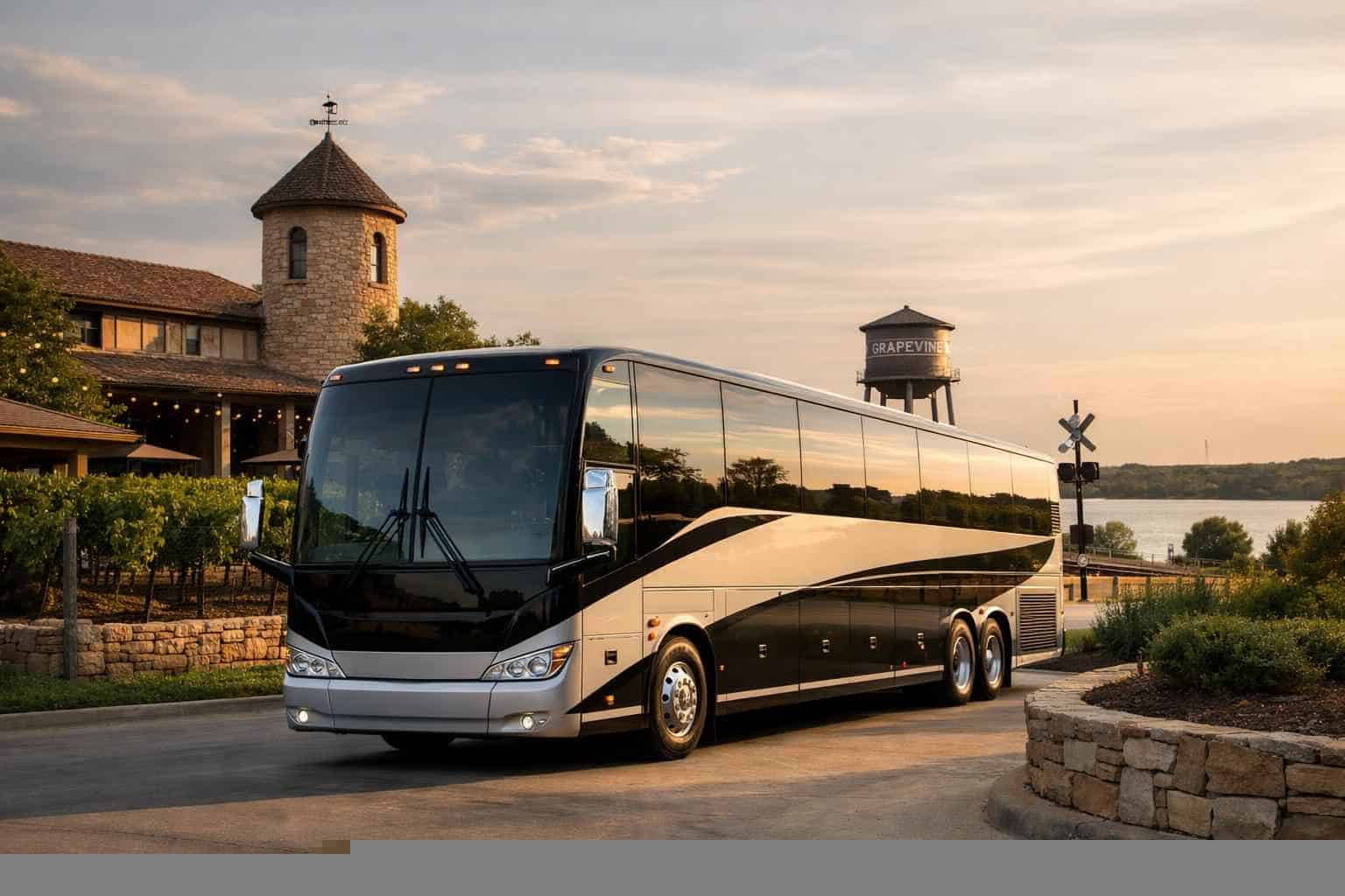 Charter Bus Rental Near Me in Grapevine Texas