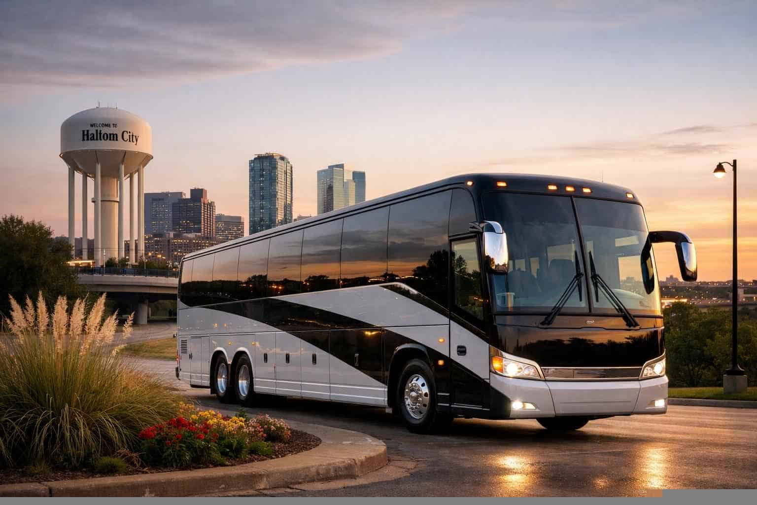 Charter Bus Rental Near Me in Haltom City Texas