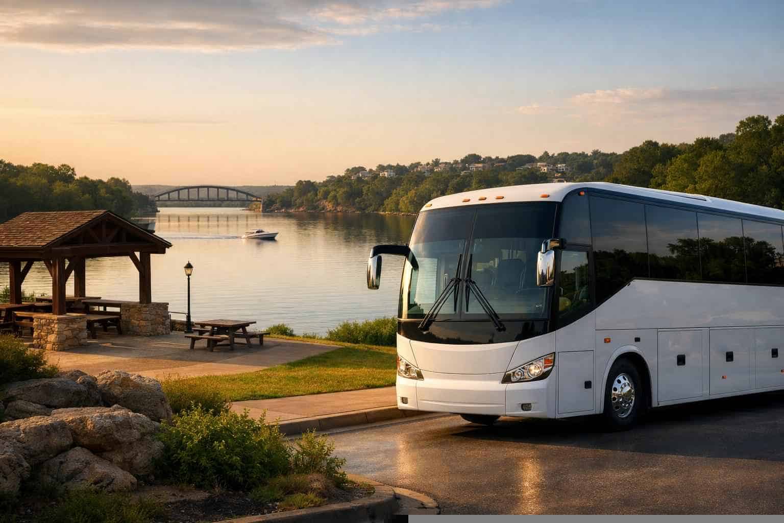 Charter Bus Rental Near Me in Lake Worth Texas