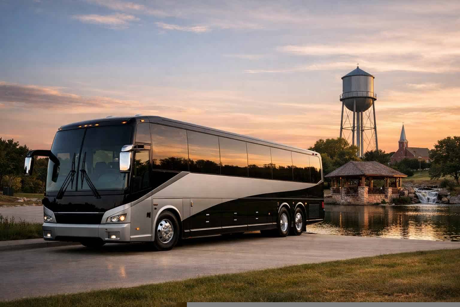 Charter Bus Rental Near Me in Mansfield Texas