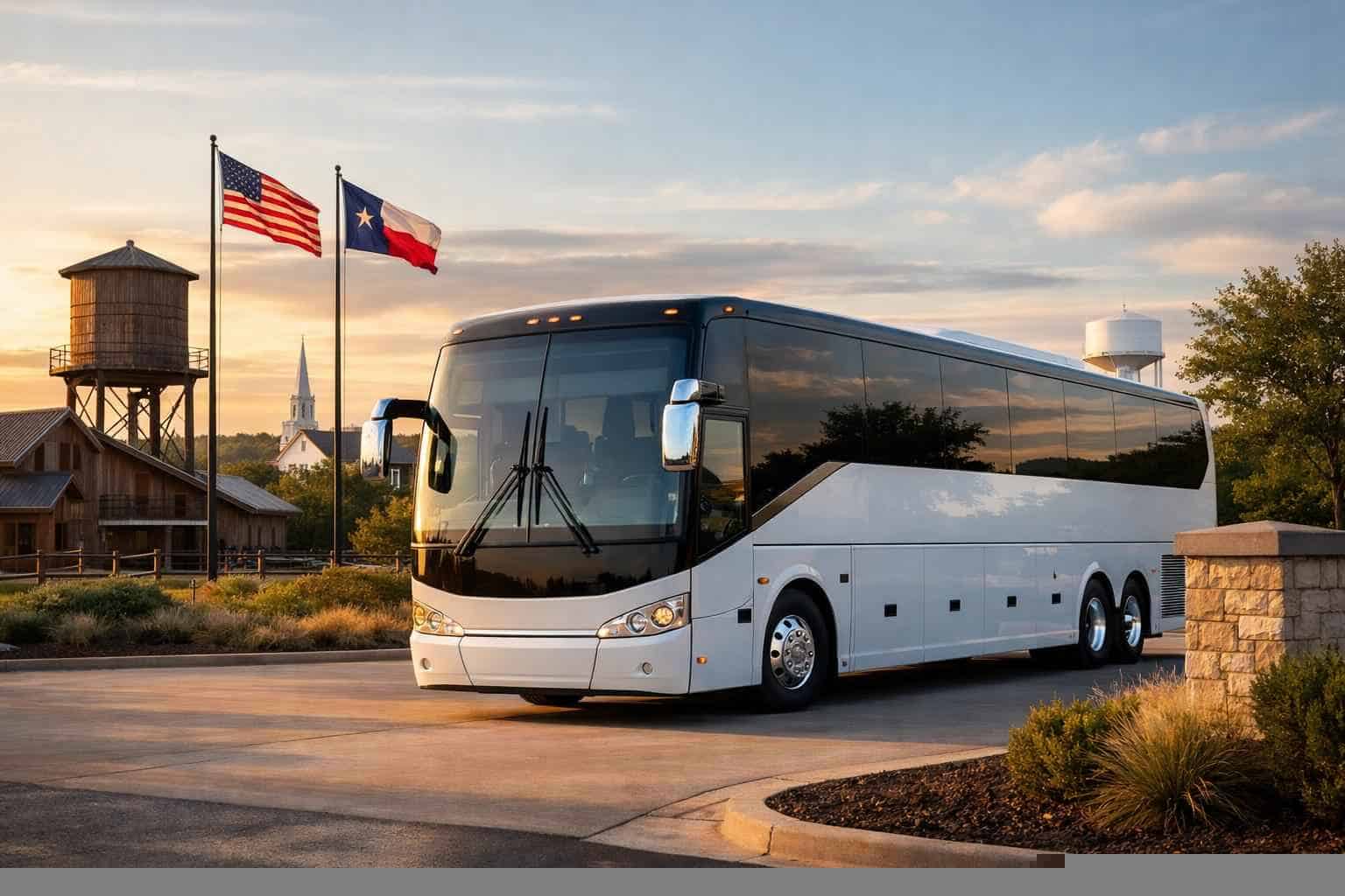 Charter Bus Rental Near Me in White Settlement Texas