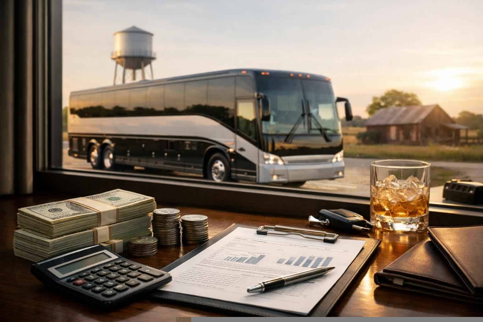 Charter Bus Rental Pricing in Burleson TX
