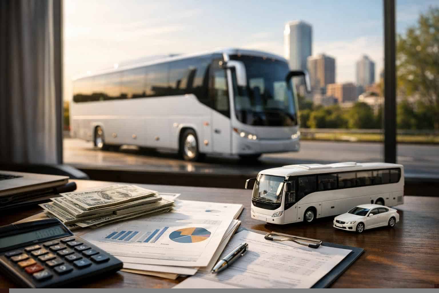 Charter Bus Rental Pricing in Haltom City TX
