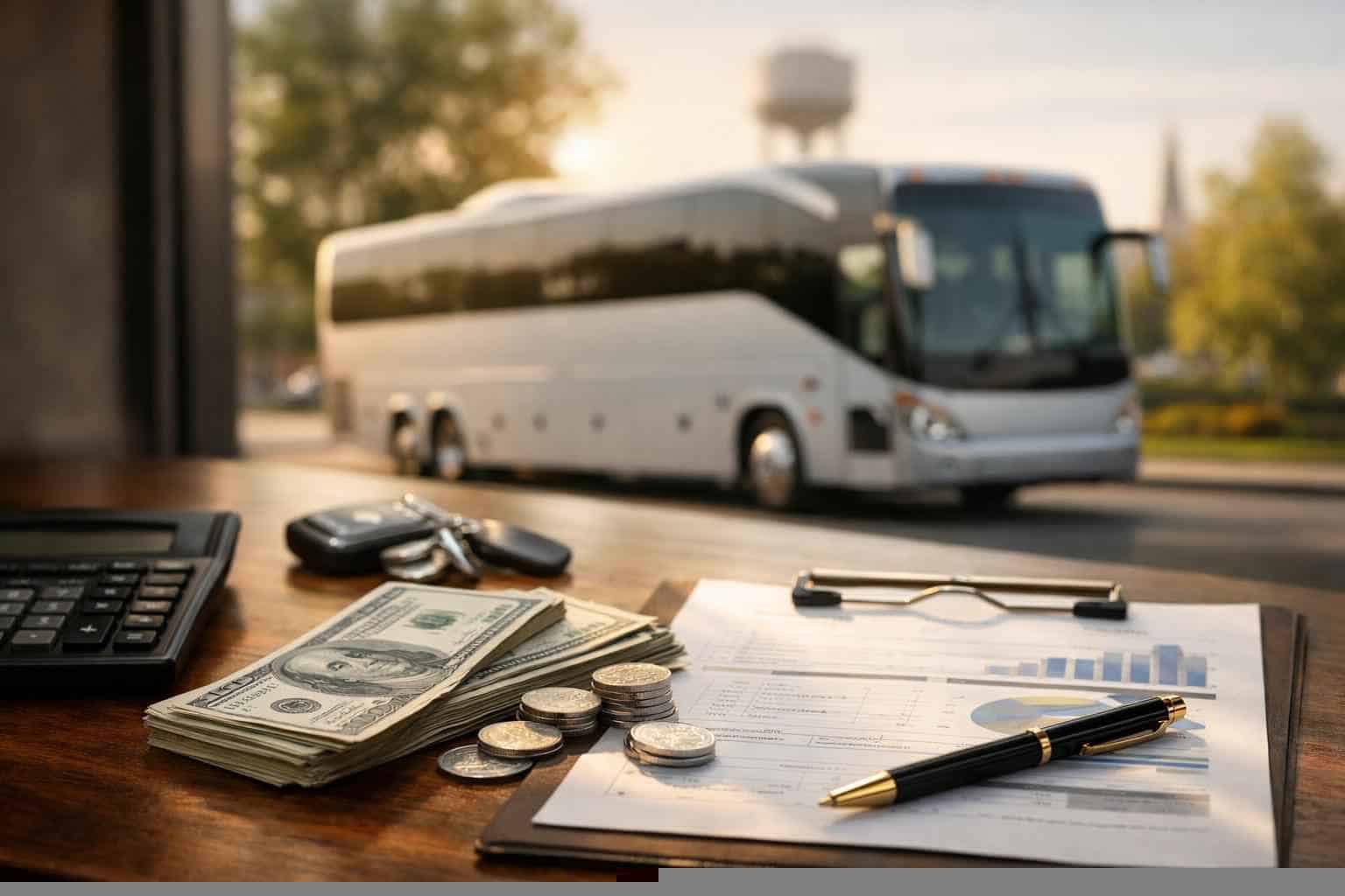 Charter Bus Rental Pricing in Mansfield TX