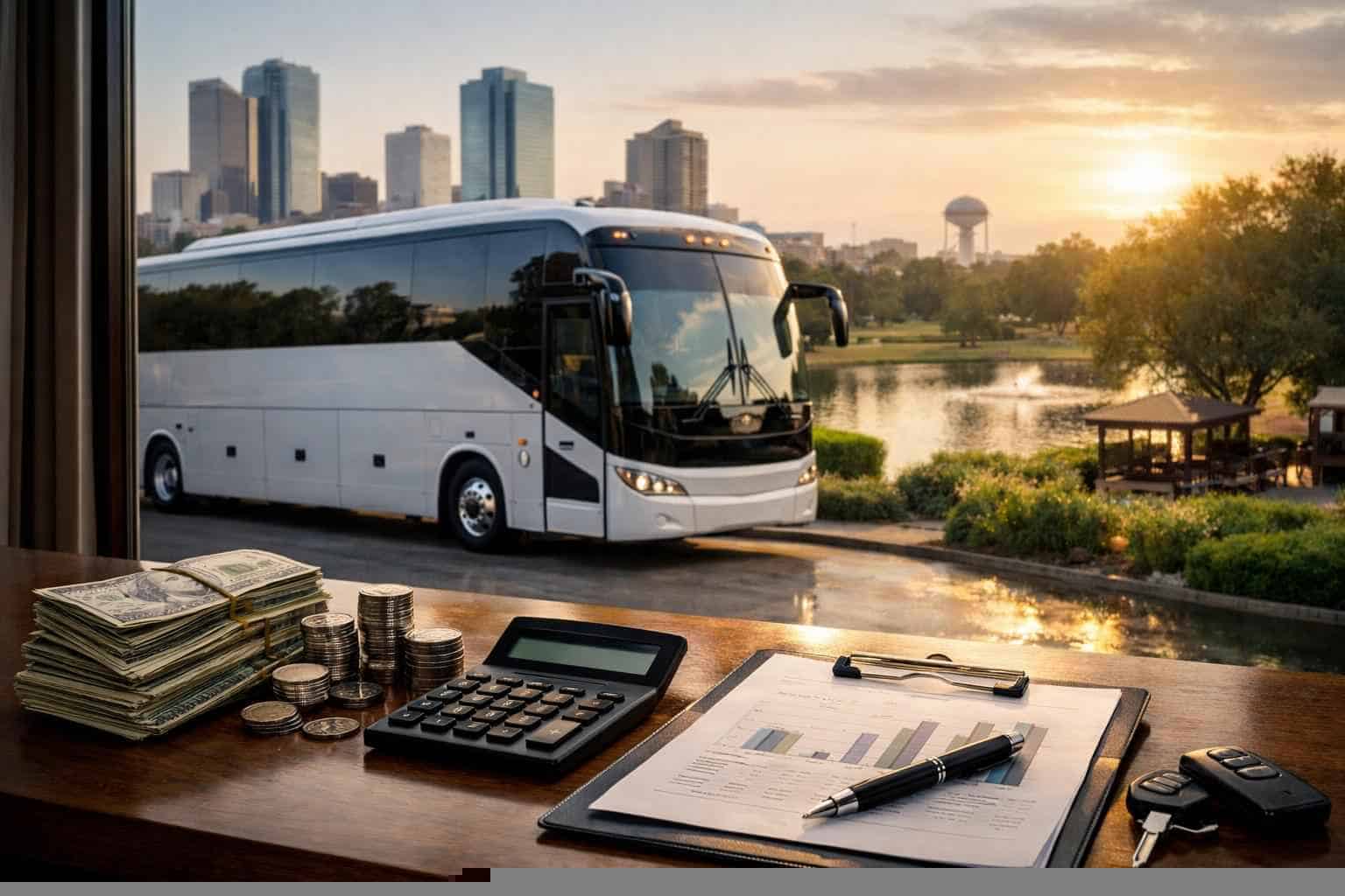 Charter Bus Rental Pricing in North Richland Hills TX