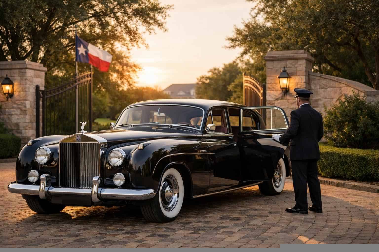 Classic Car Chauffeur Service Near Me in Colleyville Texas