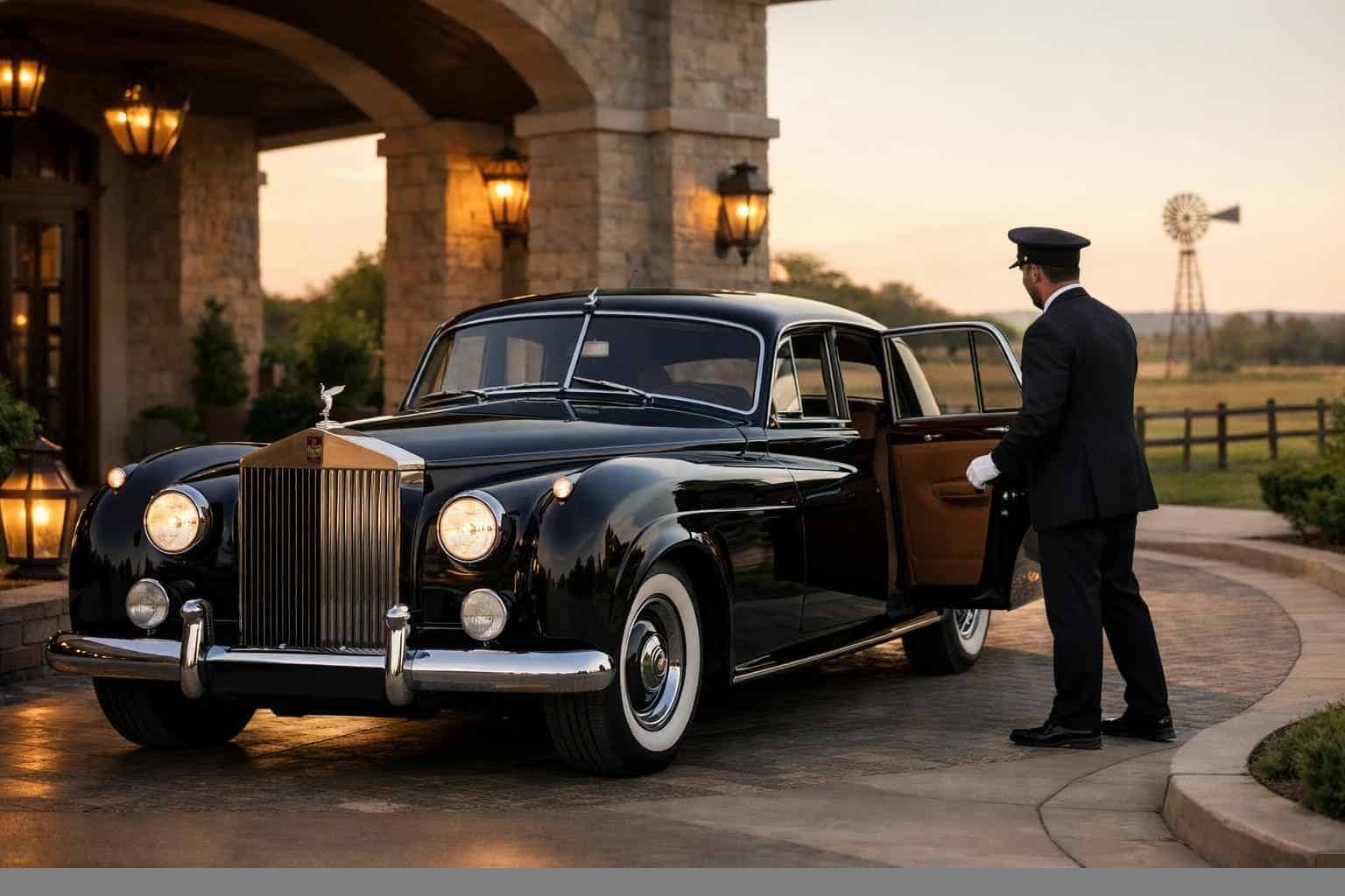 Classic Car Chauffeur Service Near Me in Crowley Texas