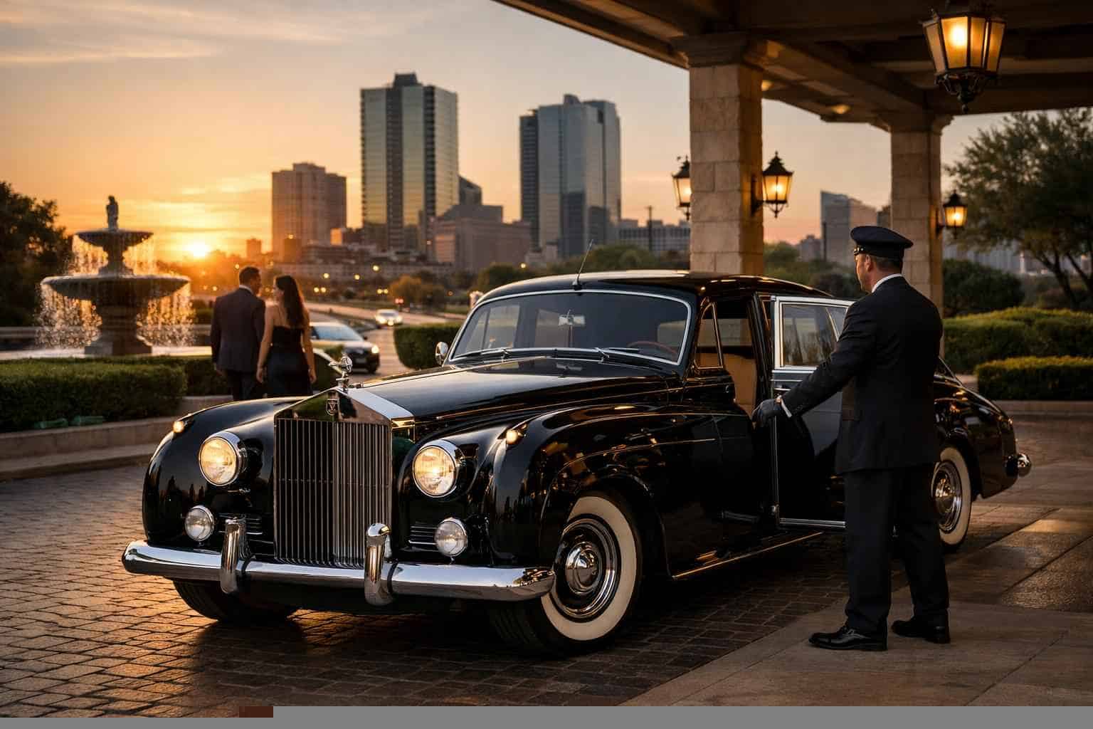 Classic Car Chauffeur Service Near Me in Haltom City Texas