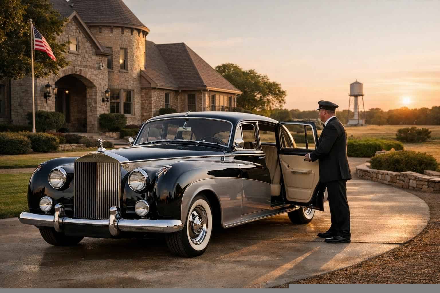 Classic Car Chauffeur Service Near Me in Mansfield Texas