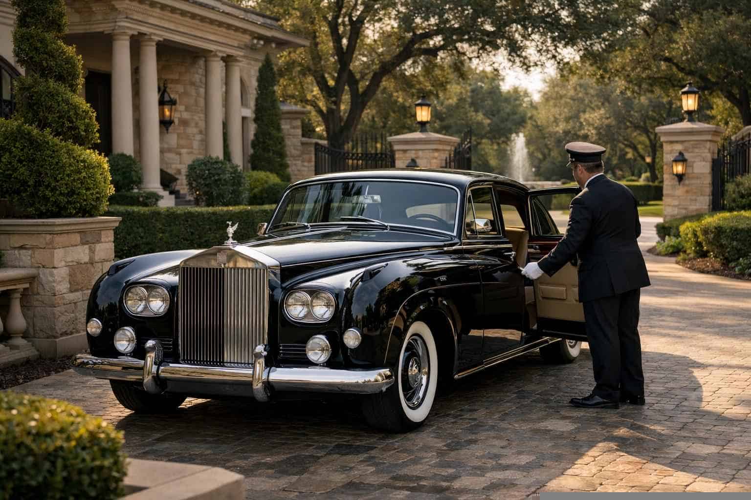 Classic Car Chauffeur Service Near Me in River Oaks Texas