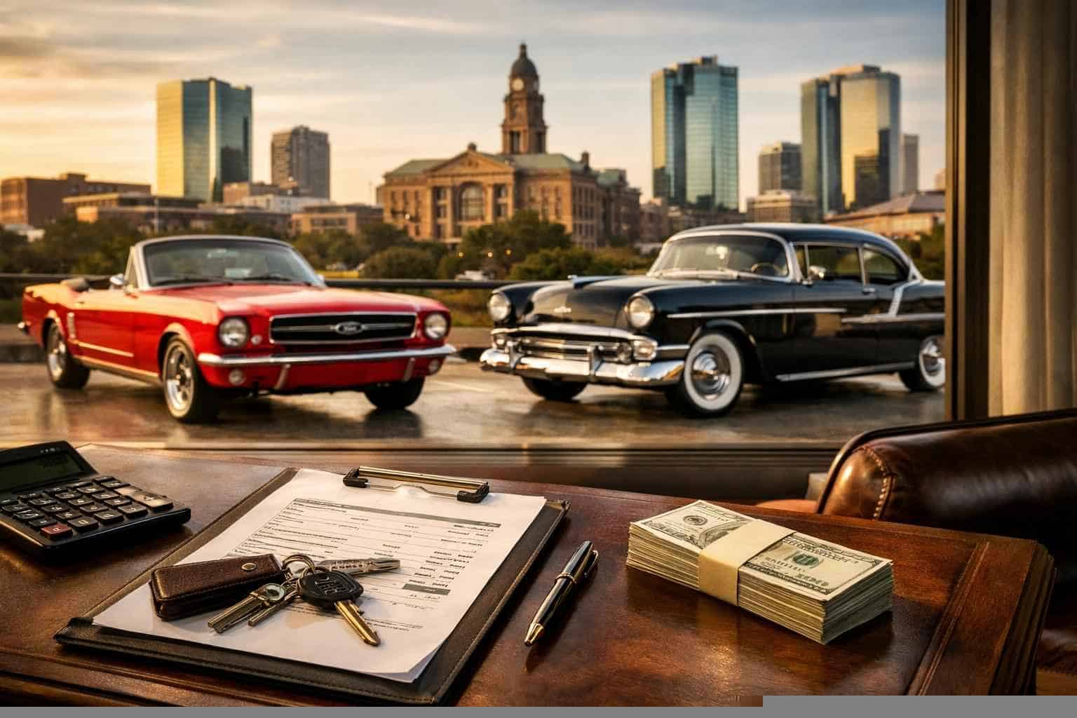 Classic Car Rental Pricing in Fort Worth TX