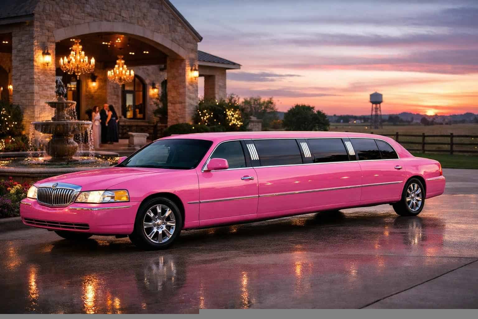 Crowley TX Pink Limo Rentals for Special Events