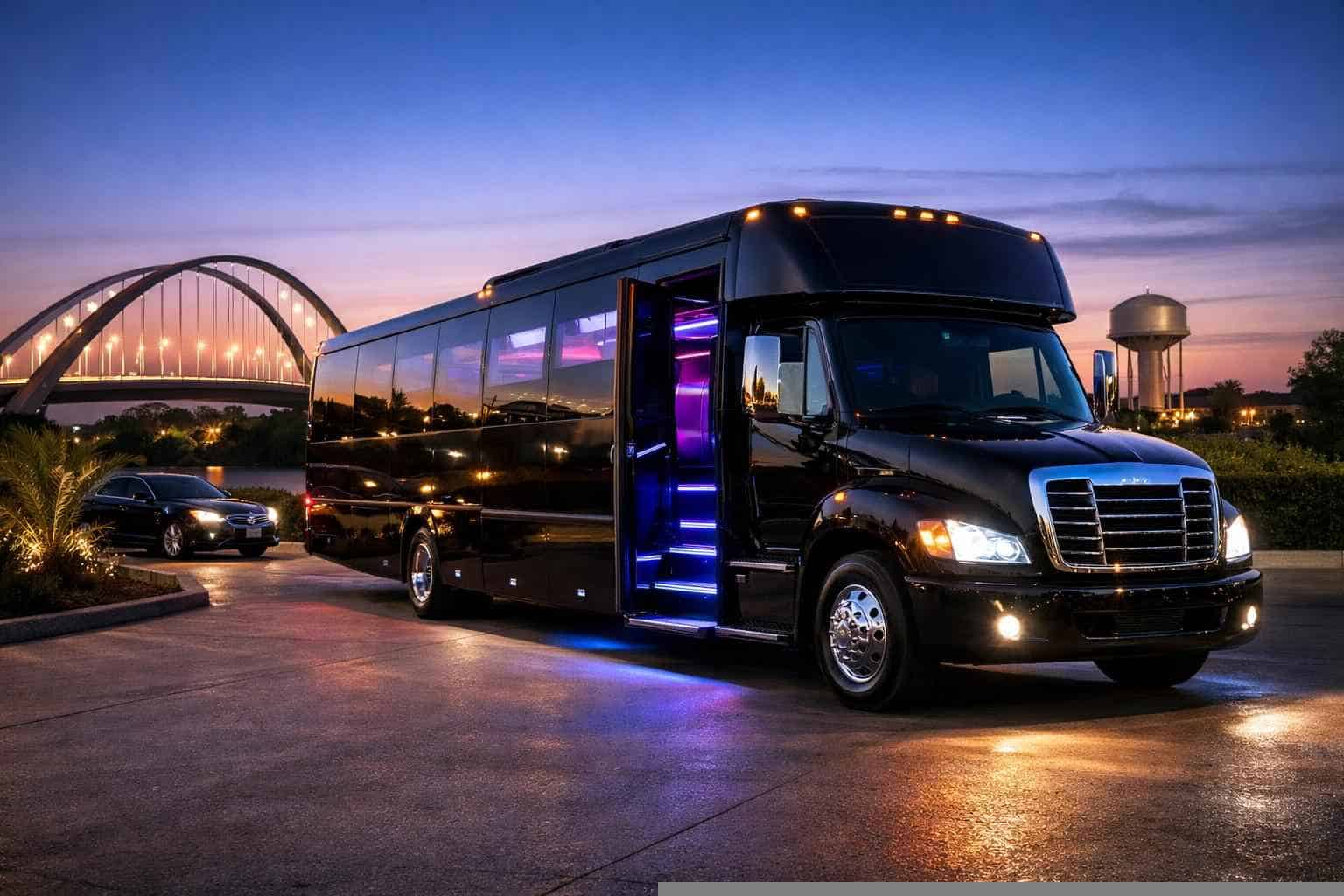 Euless TX Black Party Bus Rentals For Special Events