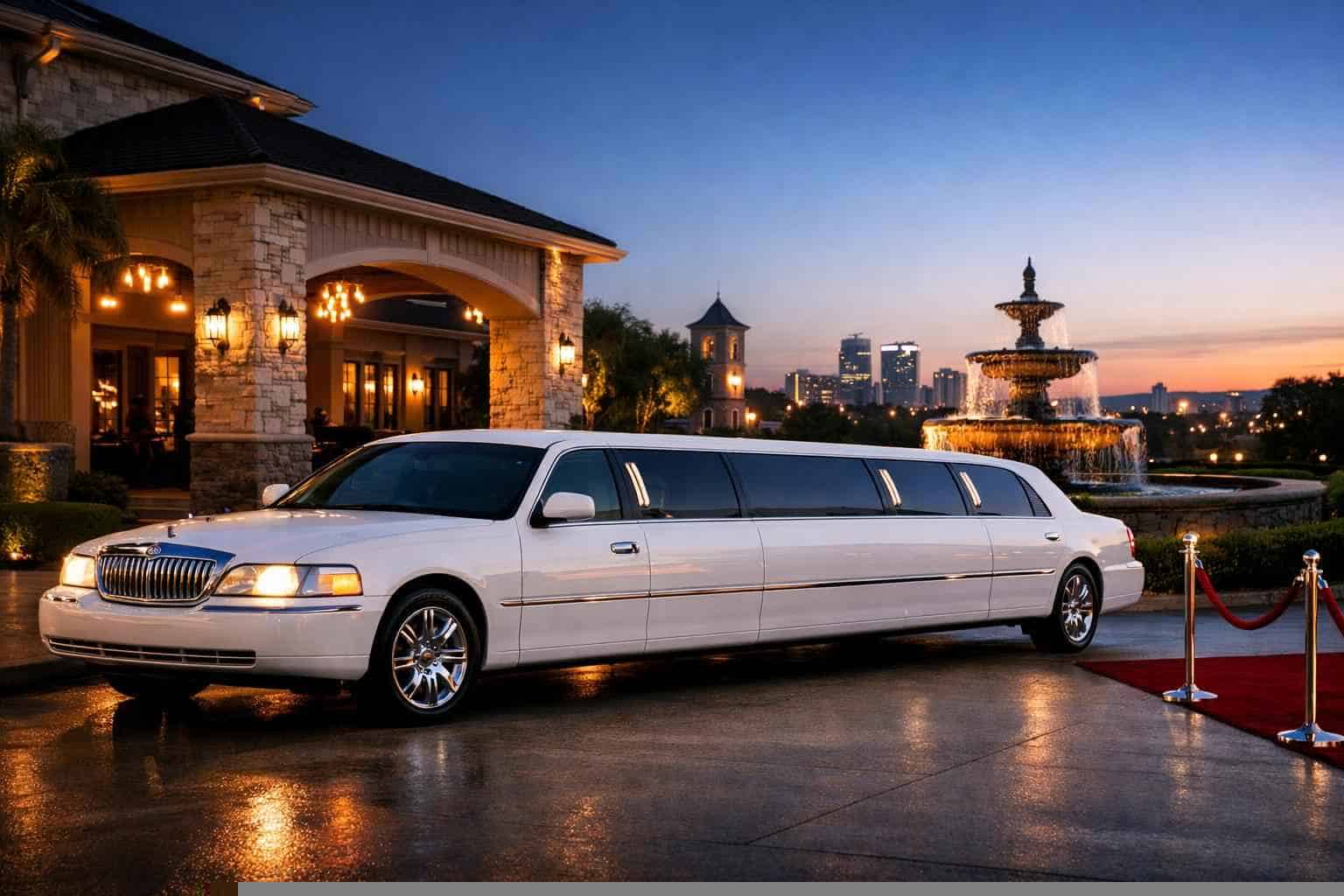 Euless TX White Limo Rentals for Special Events