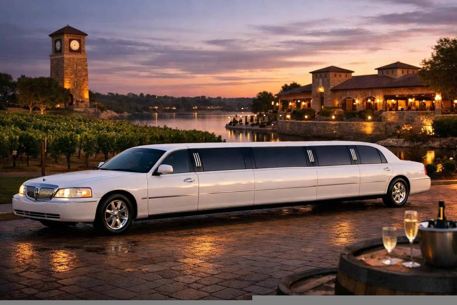 Grapevine TX White Limo Rentals for Special Events