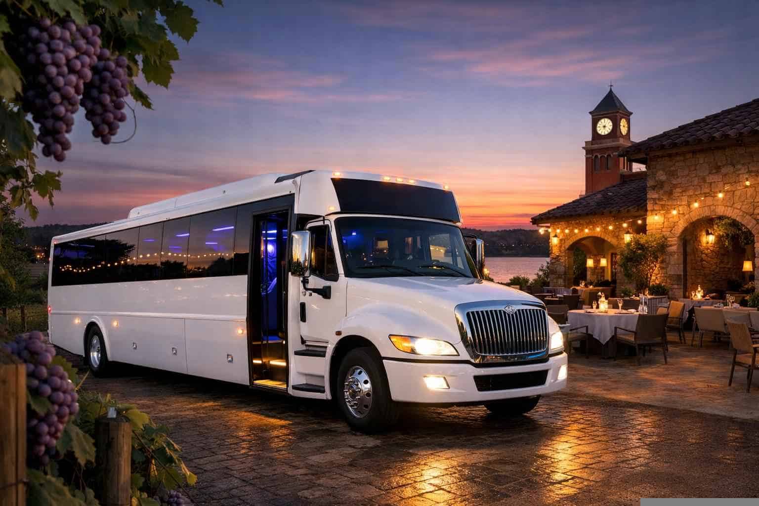 Grapevine TX White Party Bus Rentals for Special Events