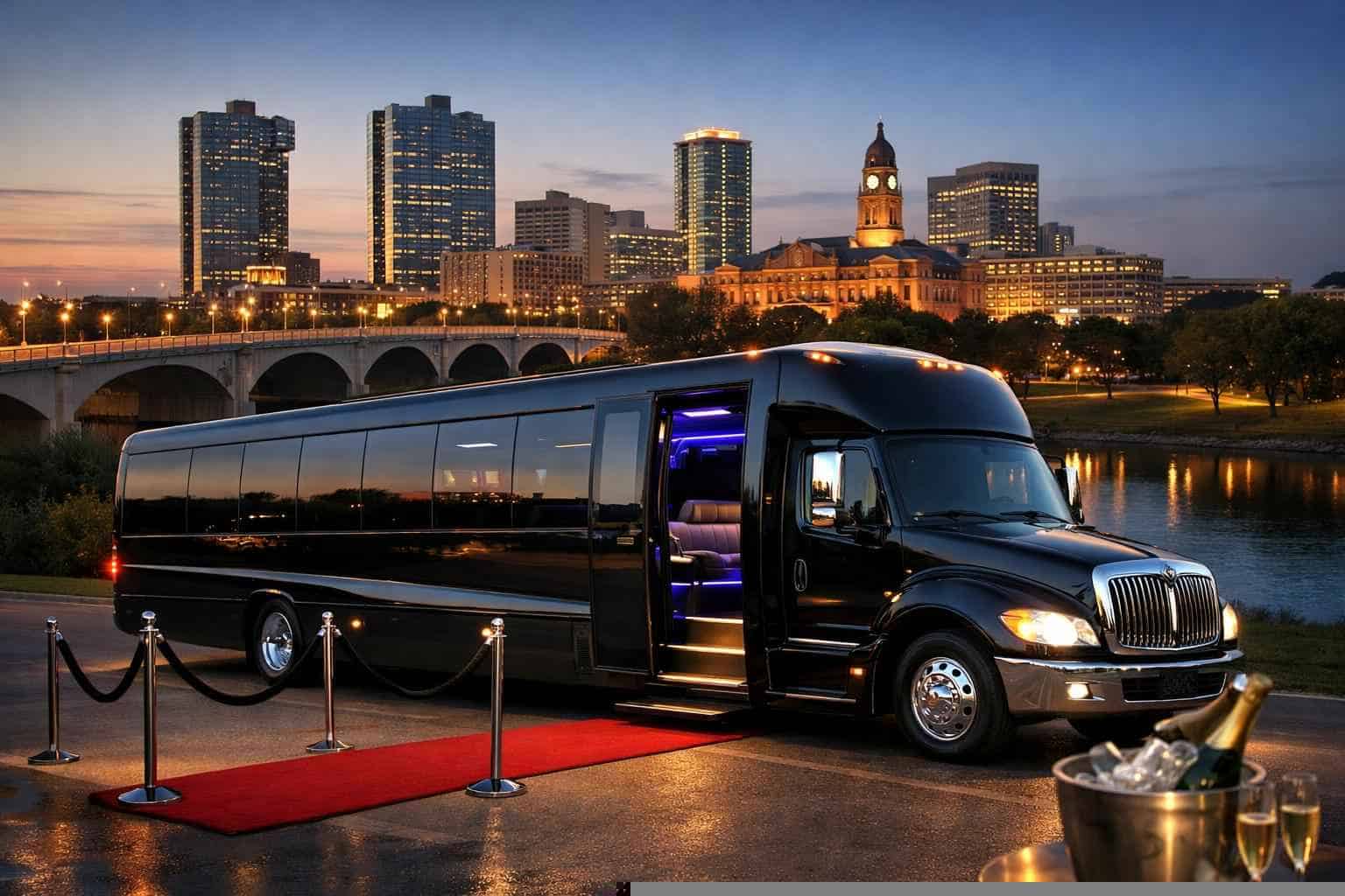 Limo Bus Rental Pricing in Haltom City TX