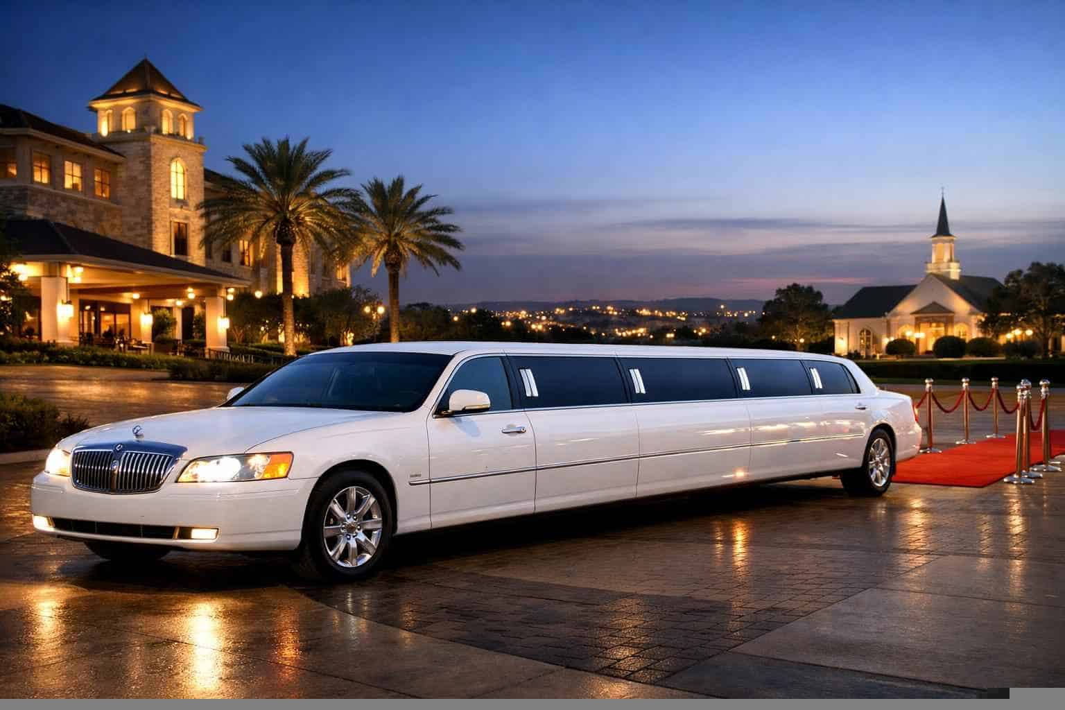 Hurst TX White Limo Rentals for Special Events