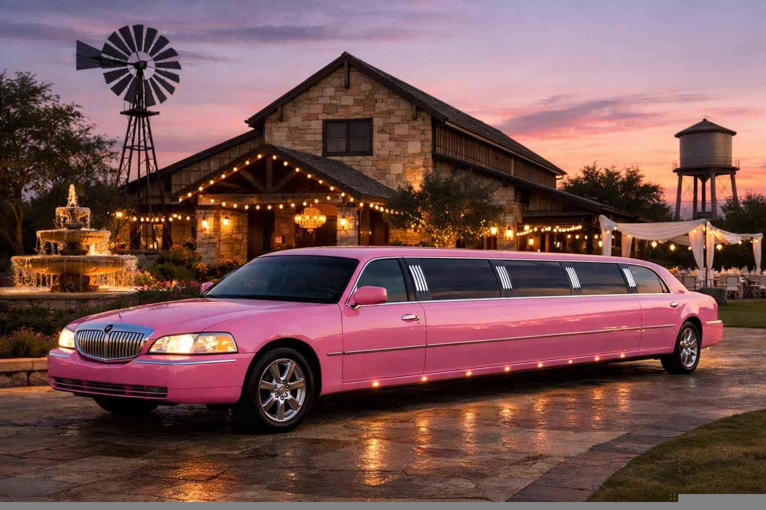 Pink Limo Rental In Keller Texas Keller TX Pink Limo Rentals for Special Events