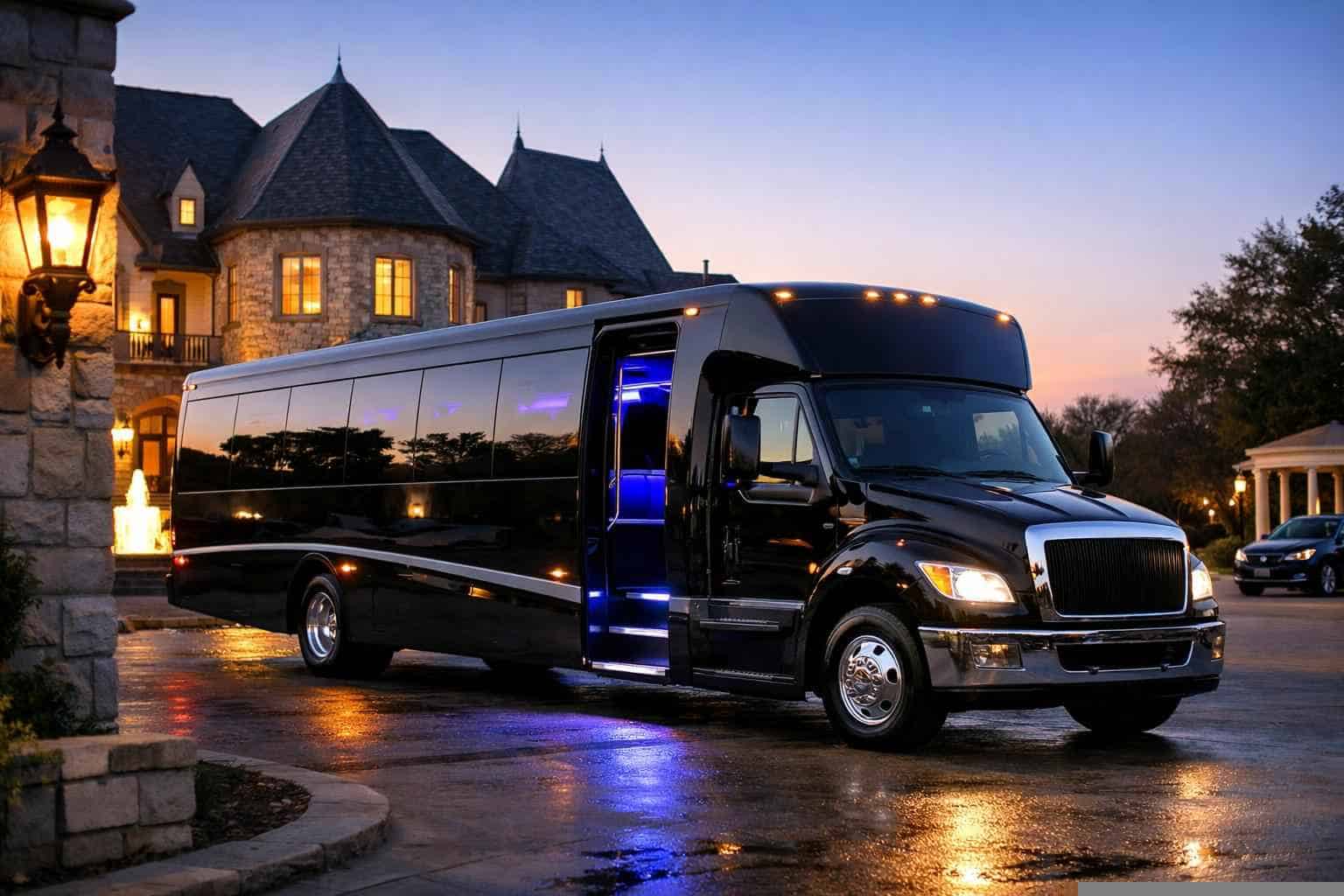 Limo Bus Rental Near Me in Colleyville Texas
