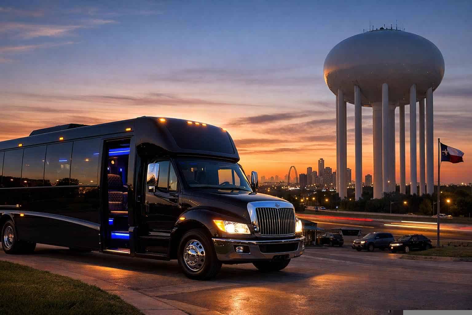 Limo Bus Rental Near Me in Euless Texas