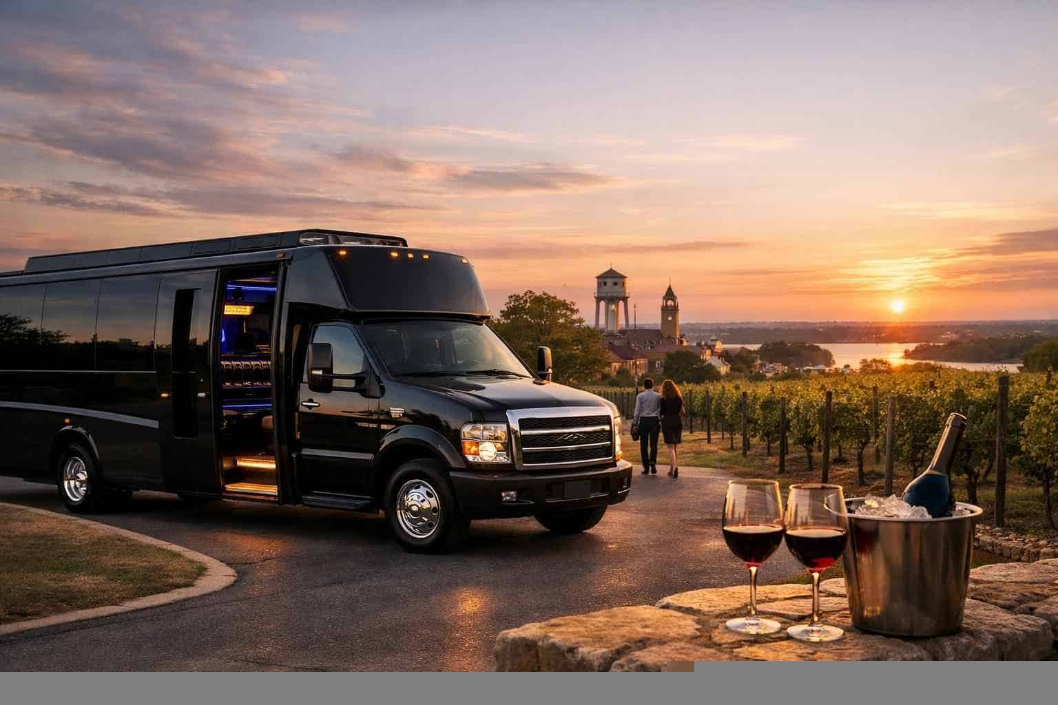 Limo Bus Rental Near Me in Grapevine Texas