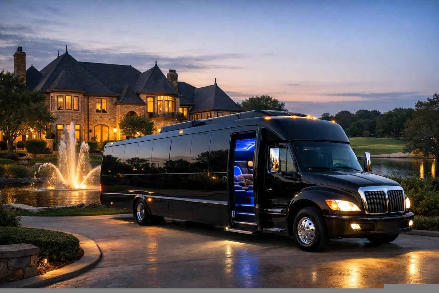 Limo Bus Rental Near Me in Southlake Texas