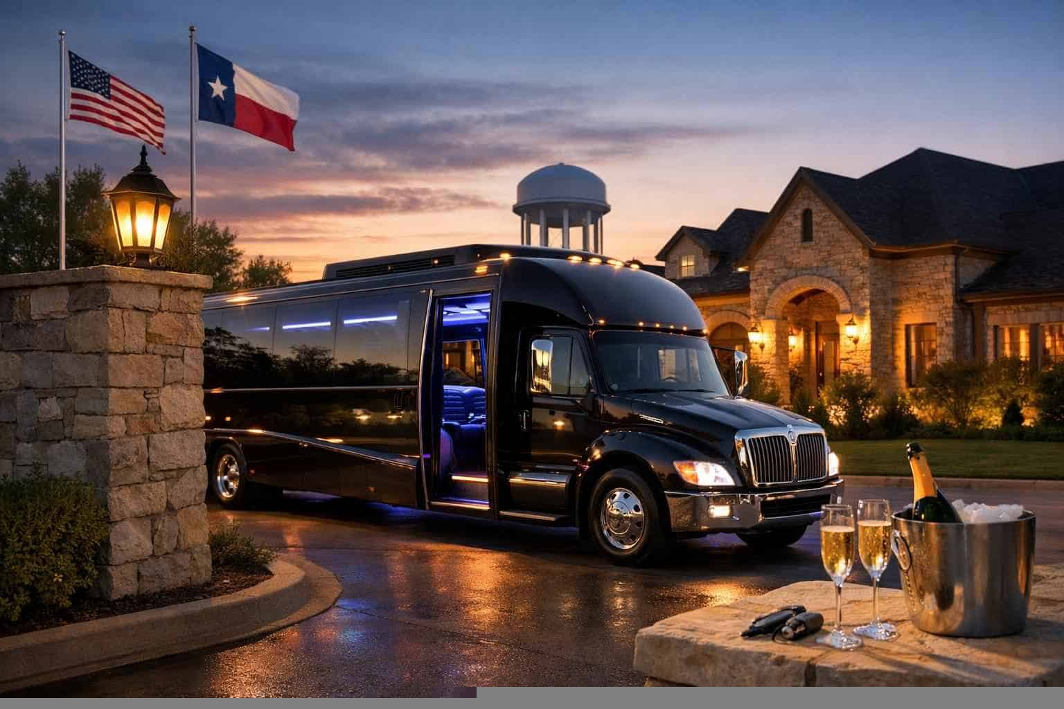 Limo Bus Rental Near Me in White Settlement Texas