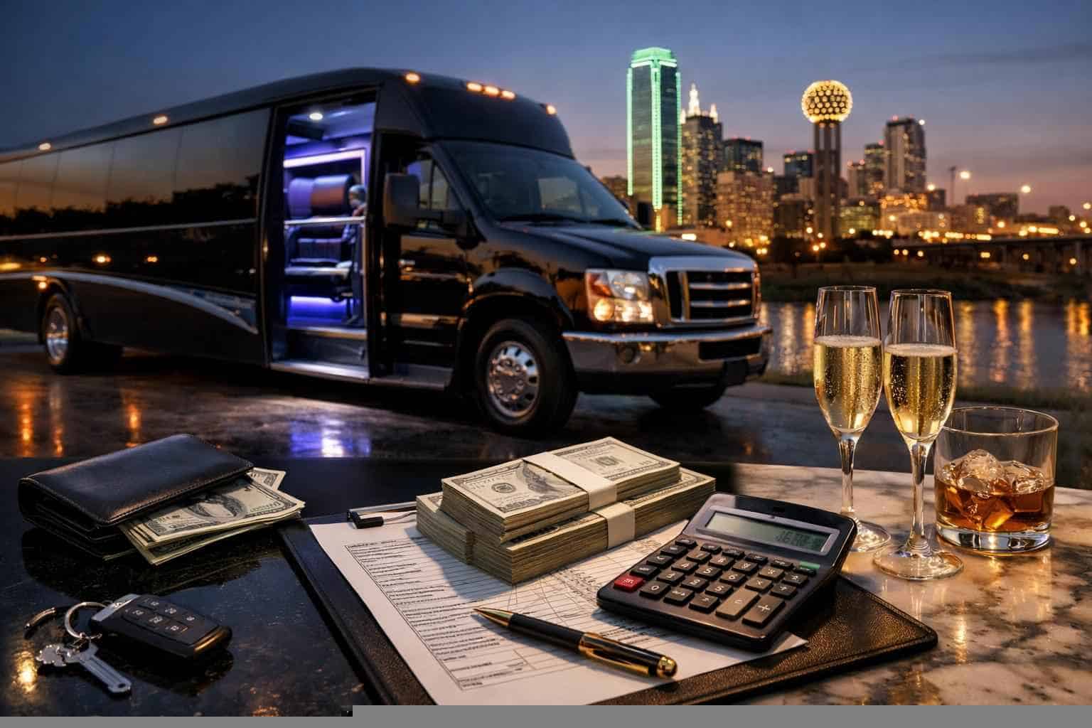 Limo Bus Rental Pricing in Arlington TX