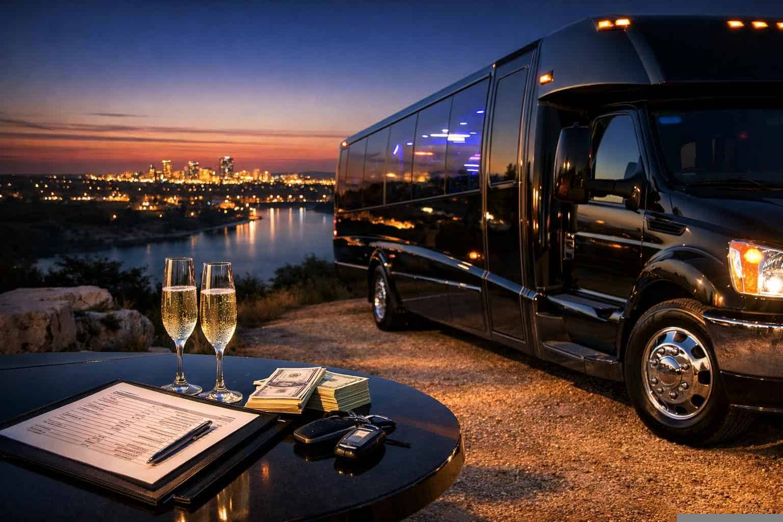 Limo Bus Rental Pricing in Benbrook TX