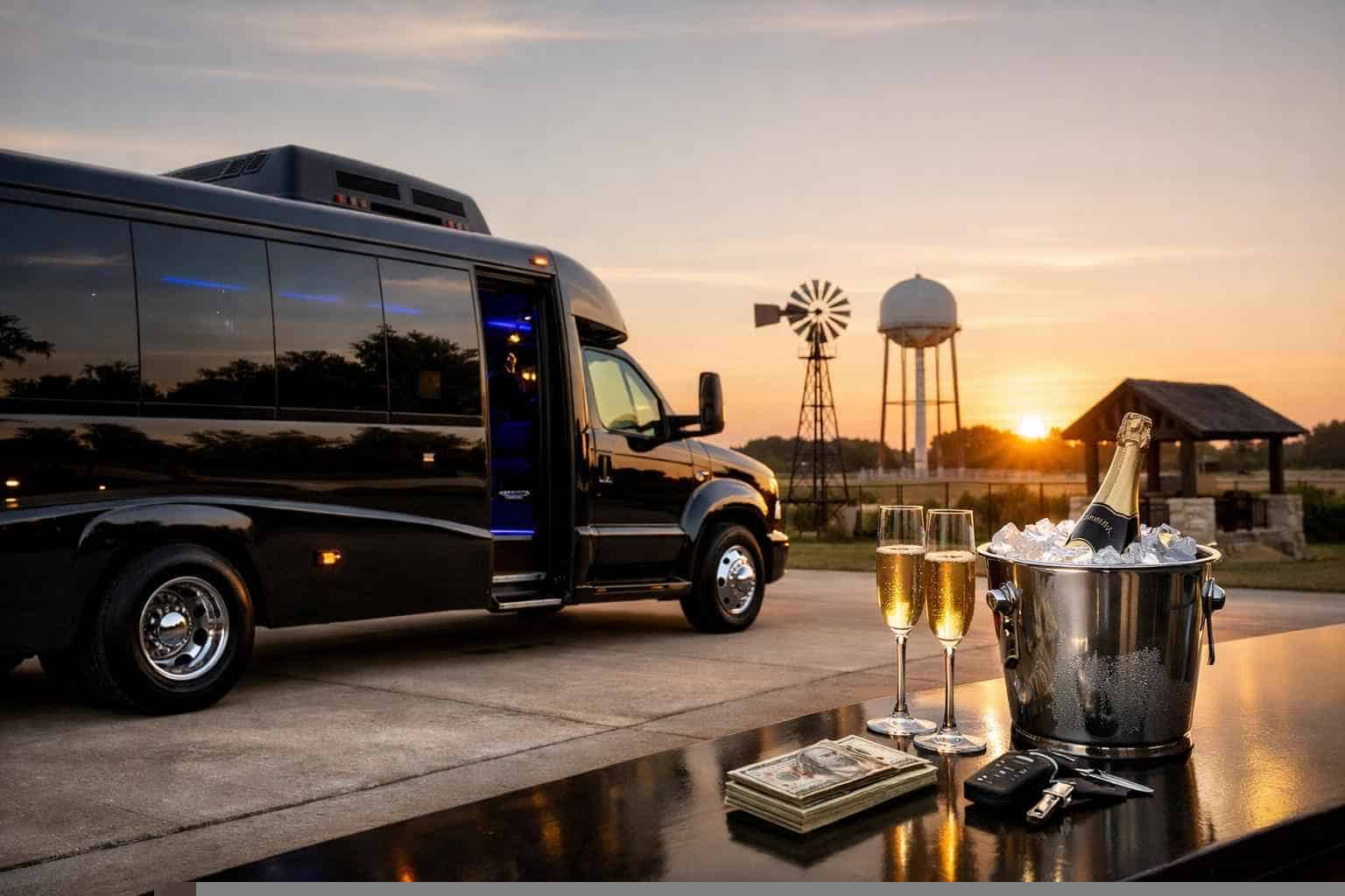 Limo Bus Rental Pricing in Burleson TX