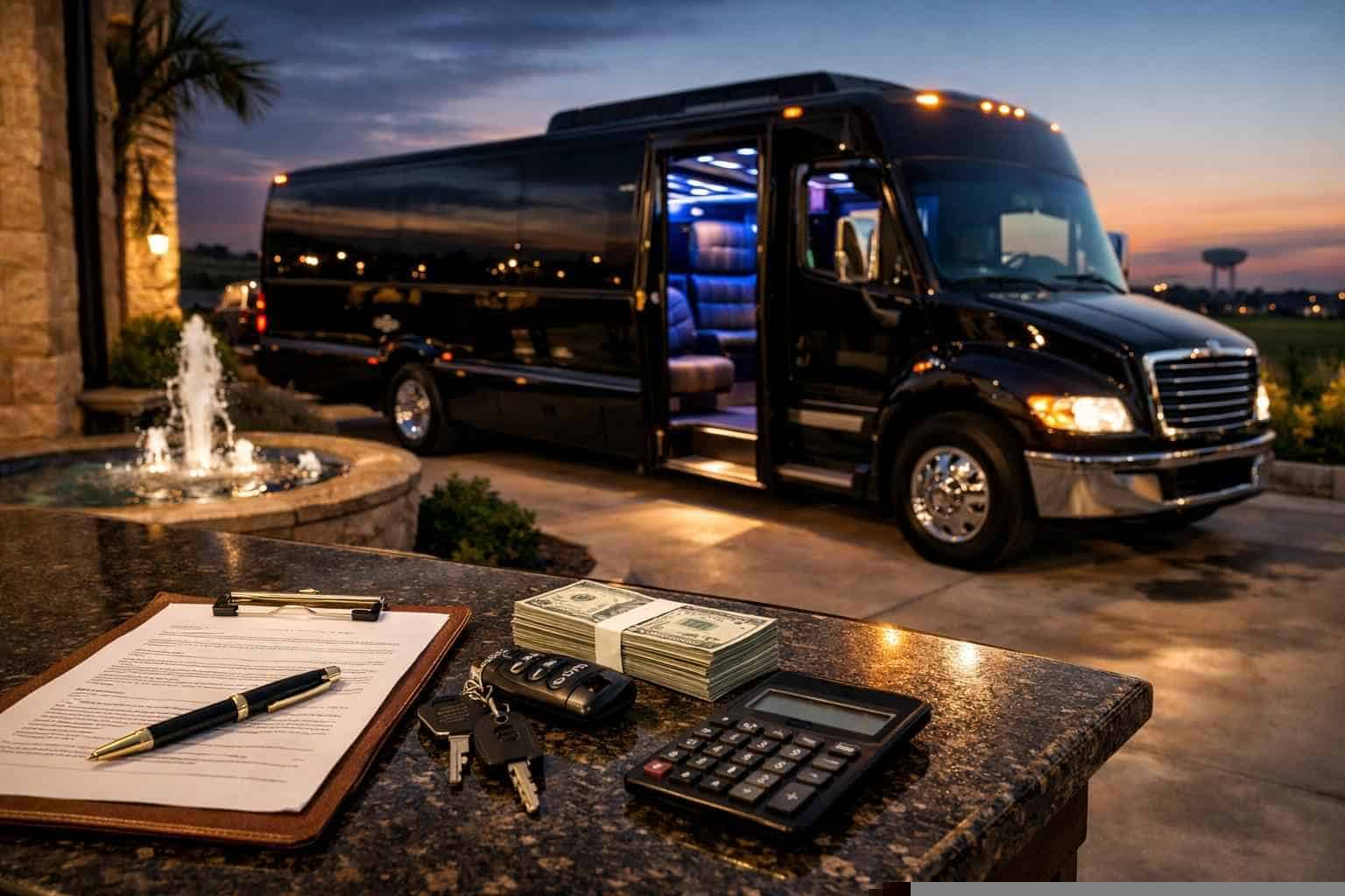 Limo Bus Rental Pricing in Crowley TX