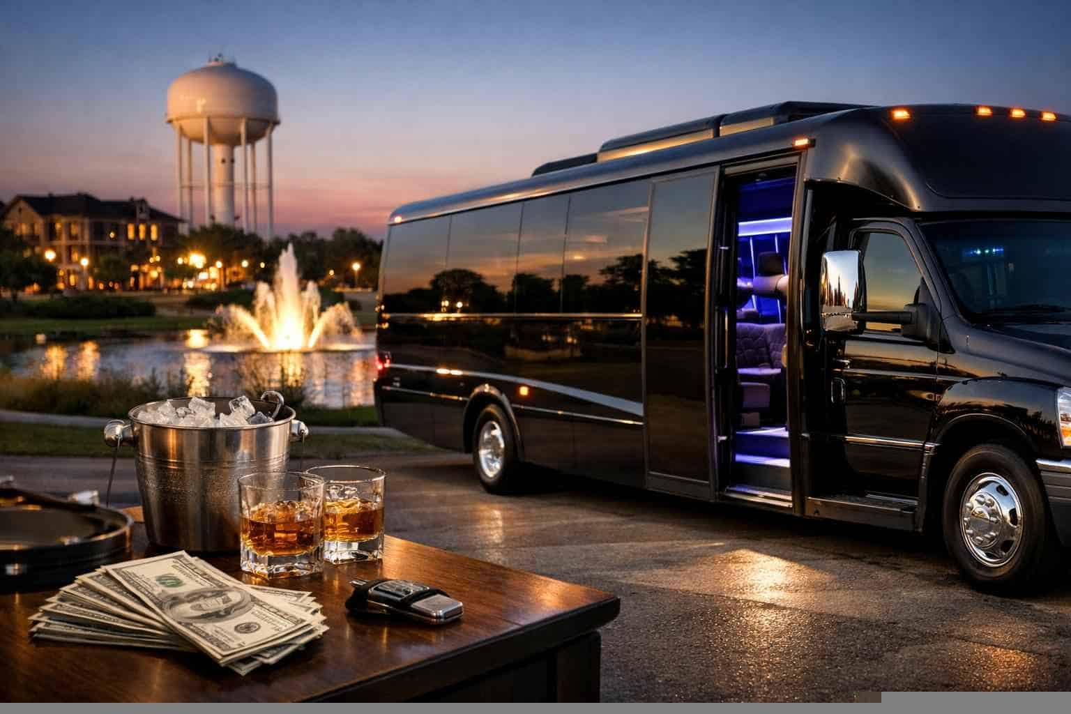 Limo Bus Rental Pricing in Keller TX