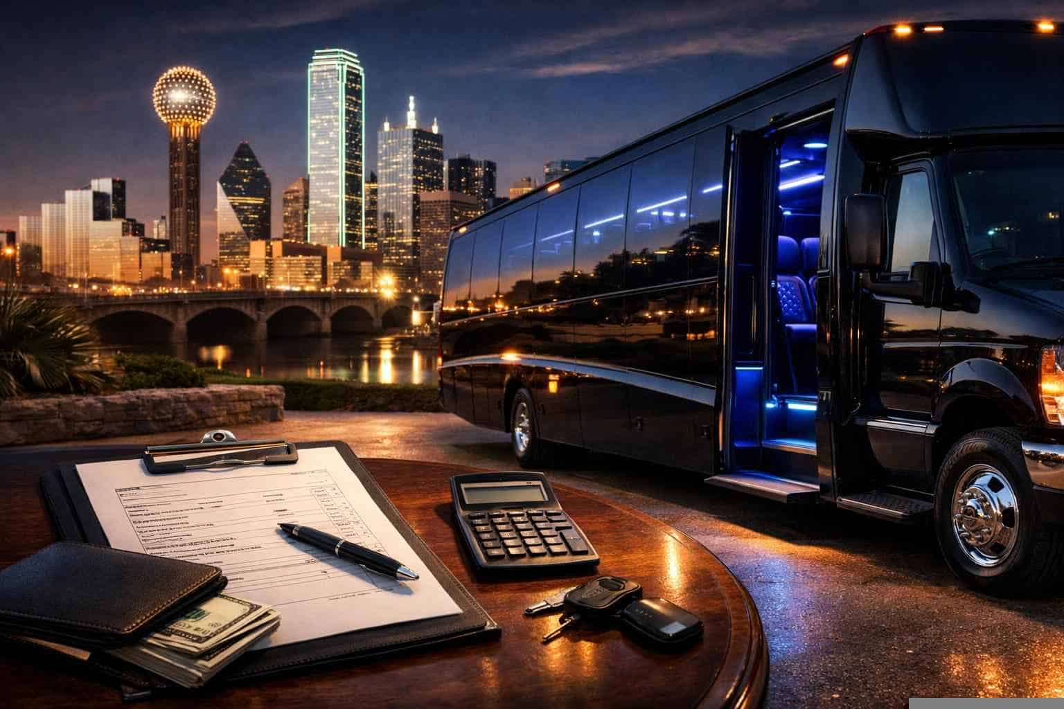 Limo Bus Rental Pricing in North Richland Hills TX