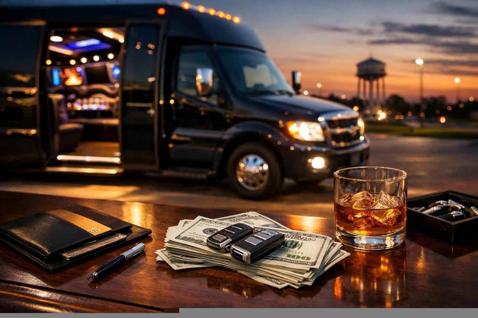 Limo Bus Rental Pricing in Saginaw TX