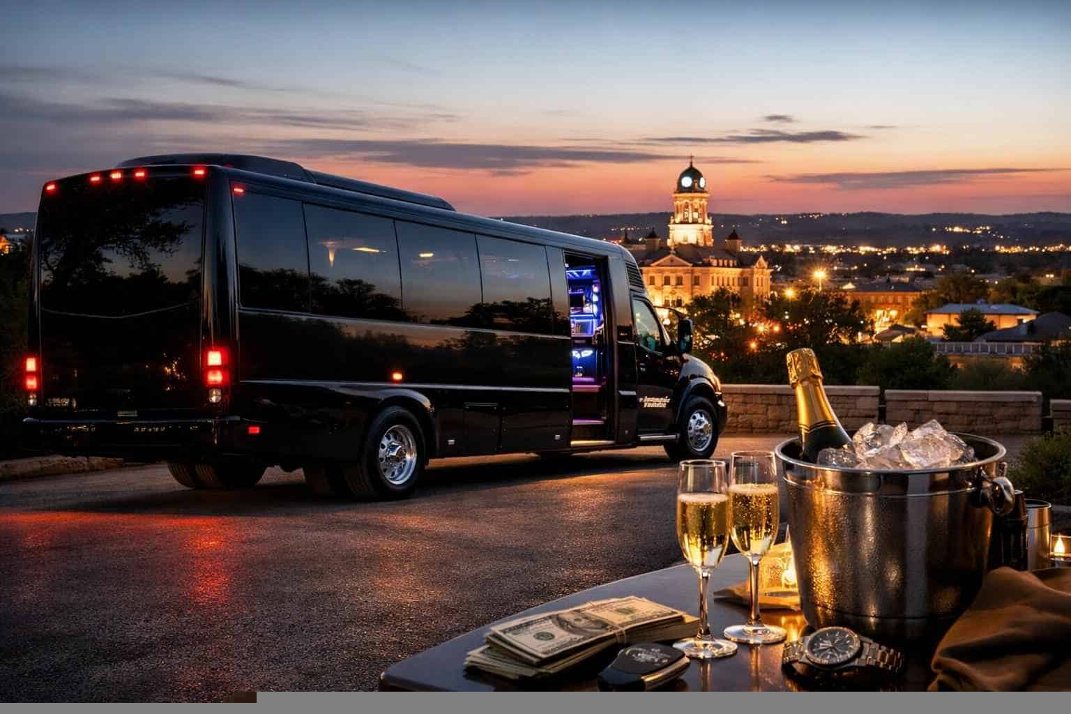 Limo Bus Rental Pricing in Weatherford TX