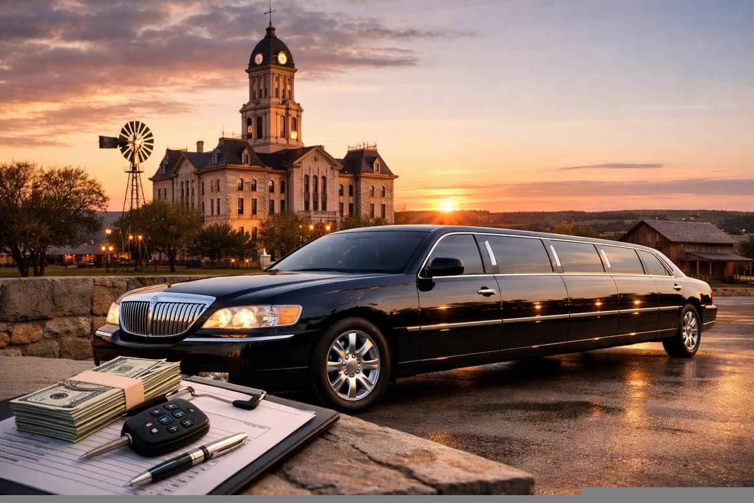 Limousine Rental Pricing in Weatherford TX