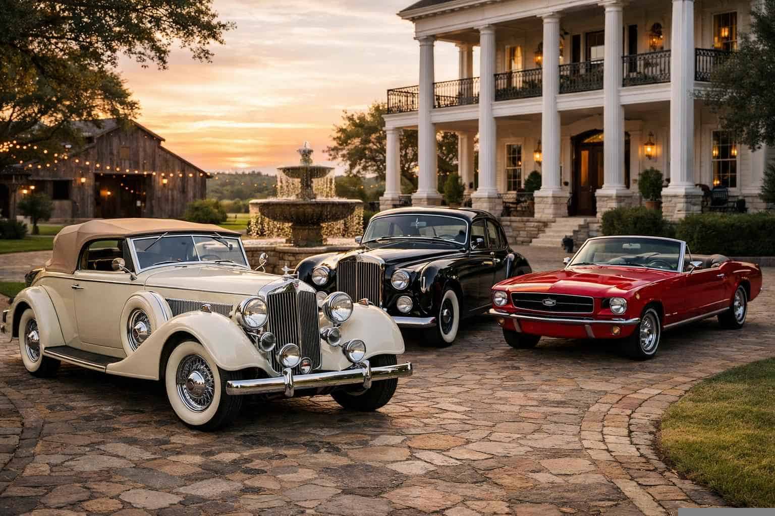 Luxury Antique Vehicle Rentals in Hurst TX