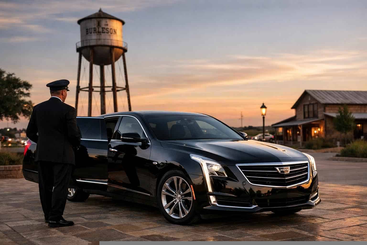 Luxury Black Car Service in Burleson TX