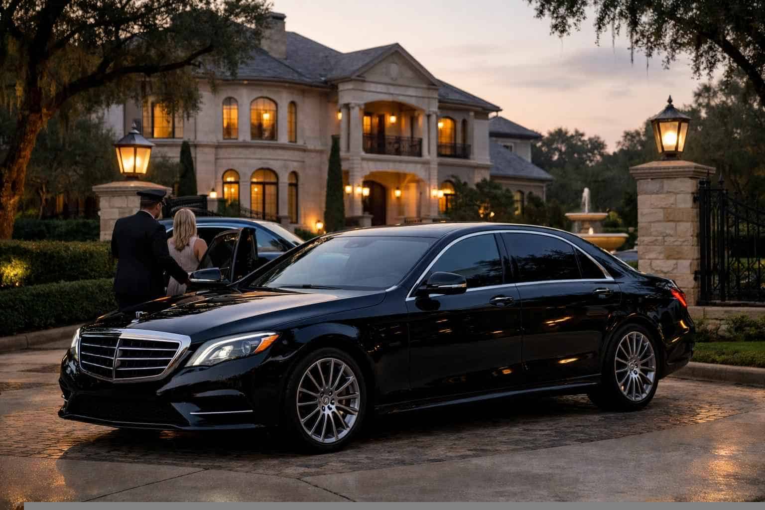 Luxury Black Car Service in River Oaks TX