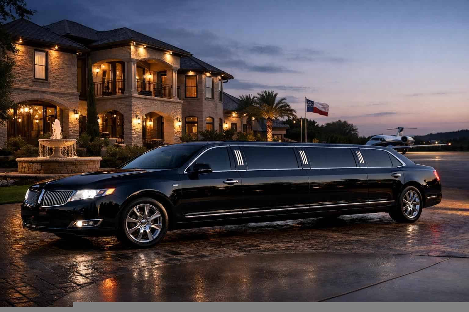 Luxury Black Limo Rentals in Colleyville TX