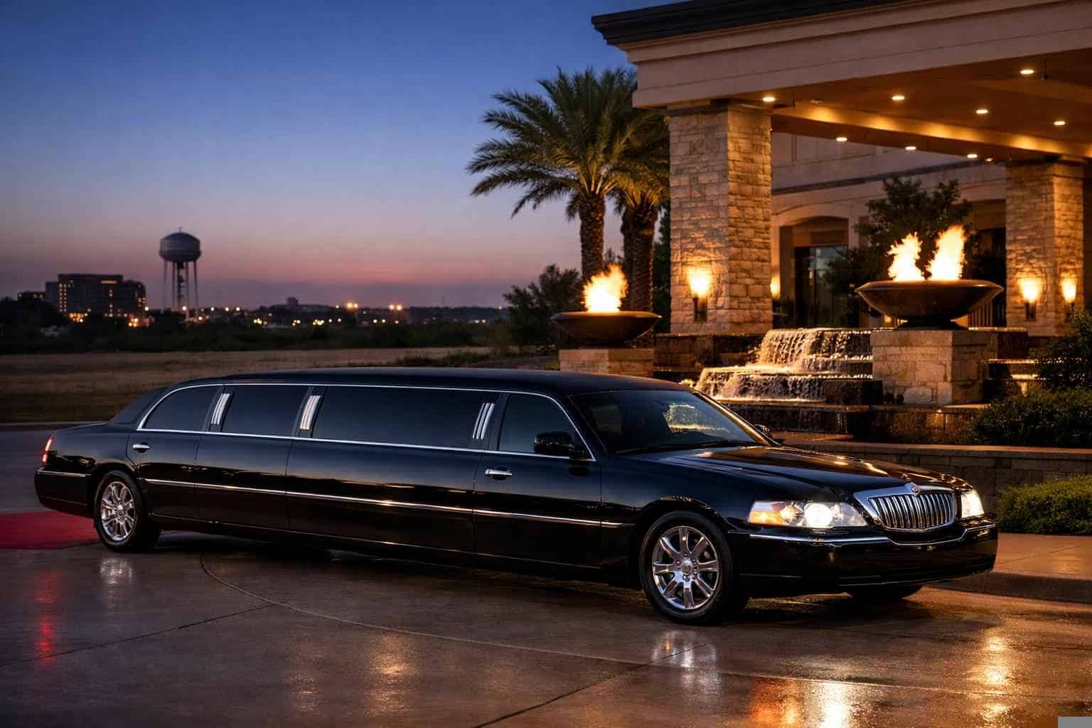 Luxury Black Limo Rentals in Crowley TX