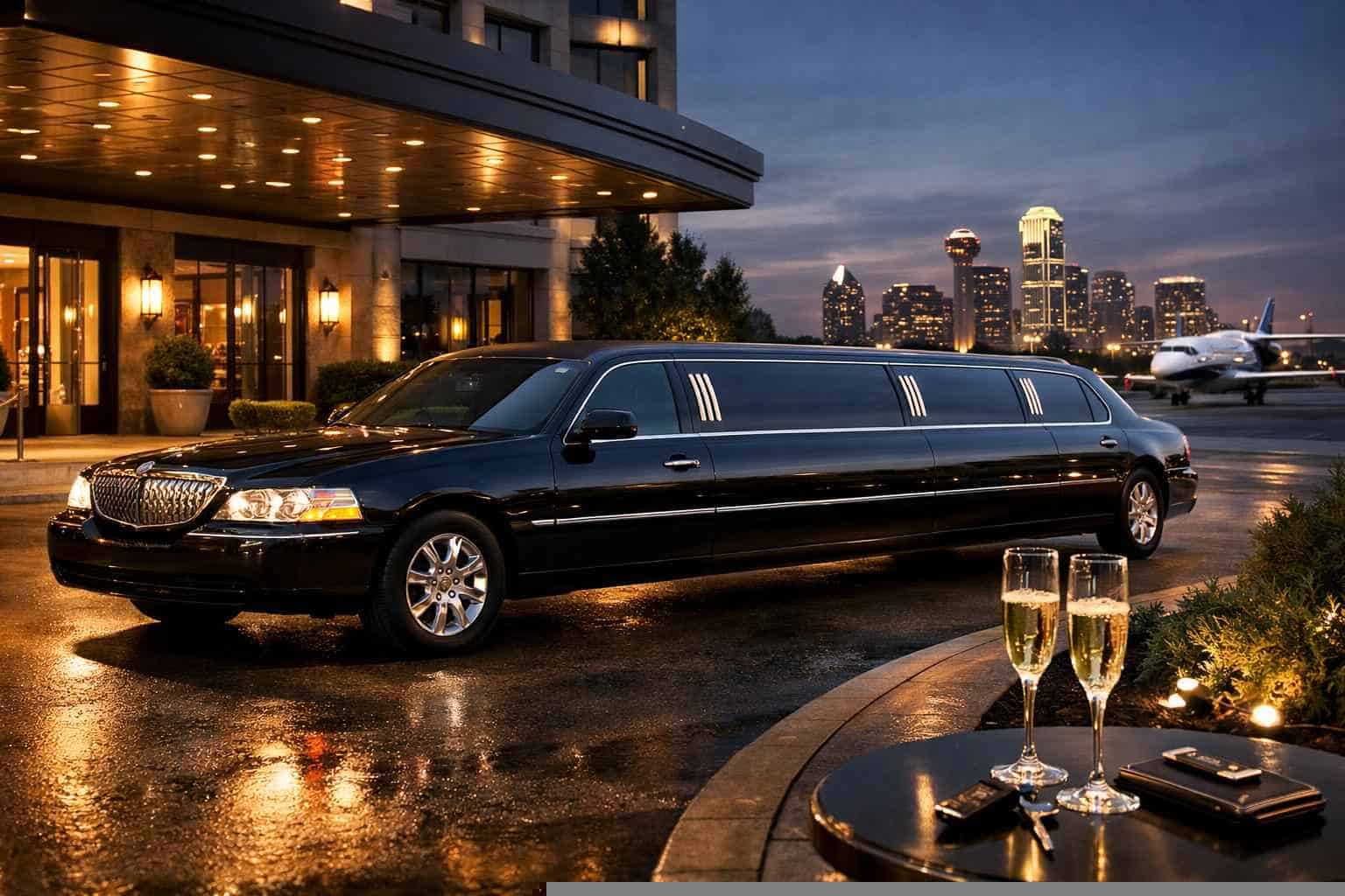 Luxury Black Limo Rentals in Hurst TX