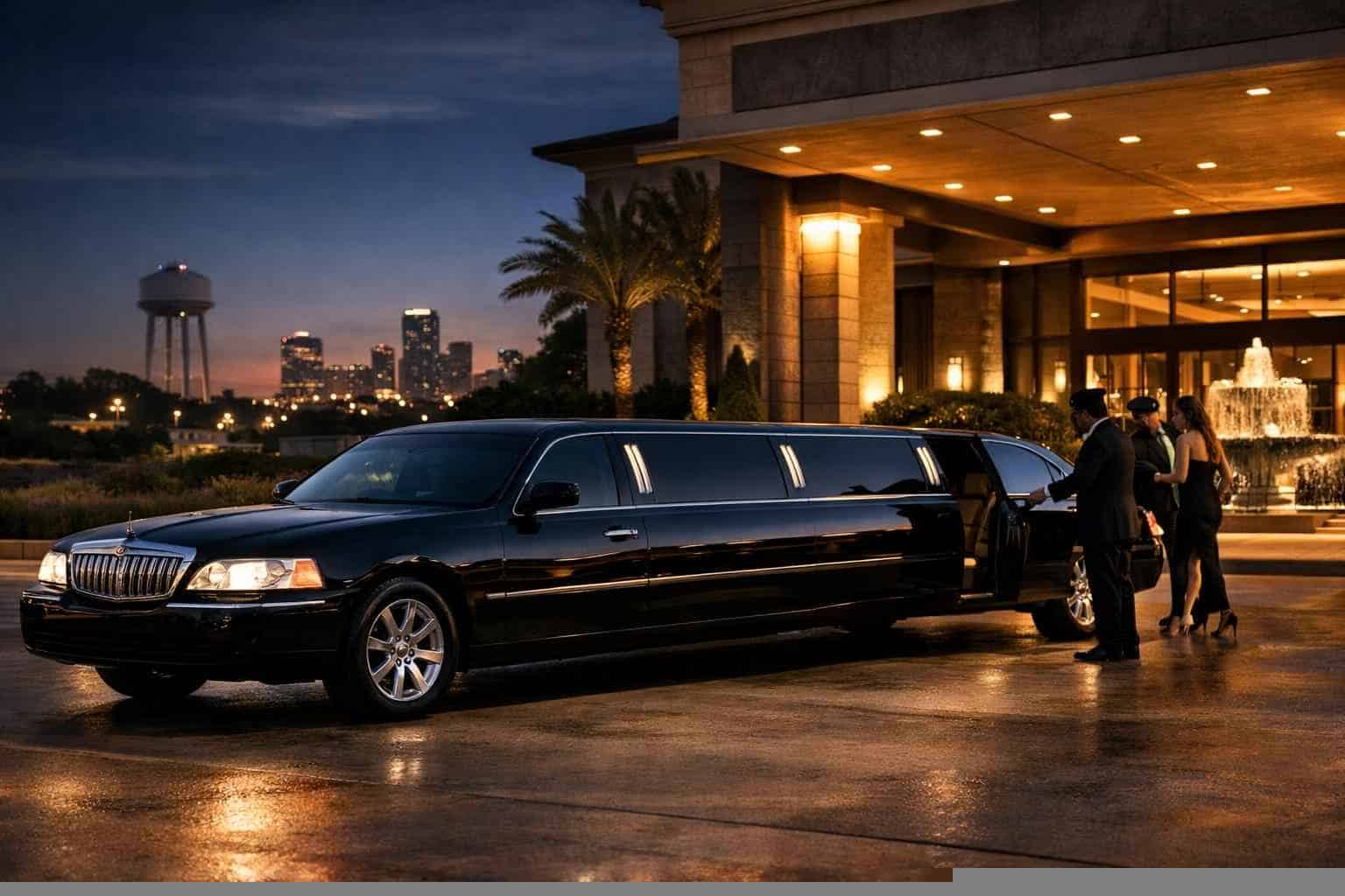 Luxury Black Limo Rentals in Mansfield TX