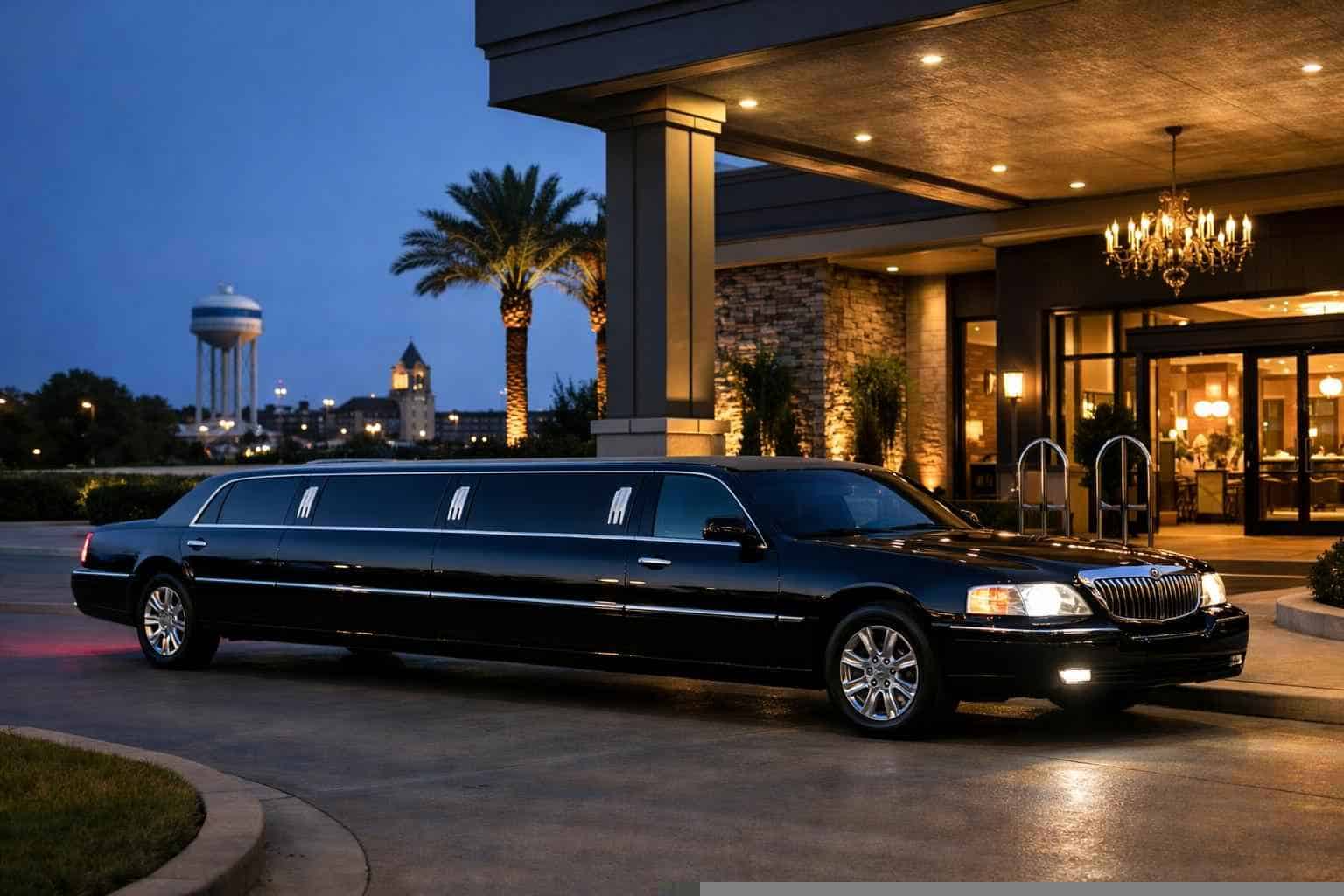 Luxury Black Limo Rentals in Saginaw TX