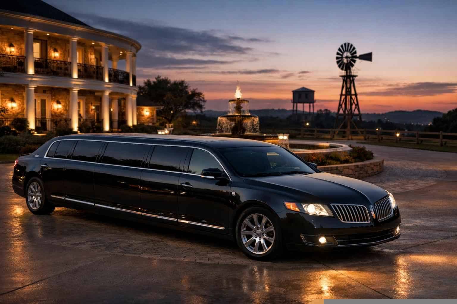 Luxury Black Limo Rentals in Weatherford TX
